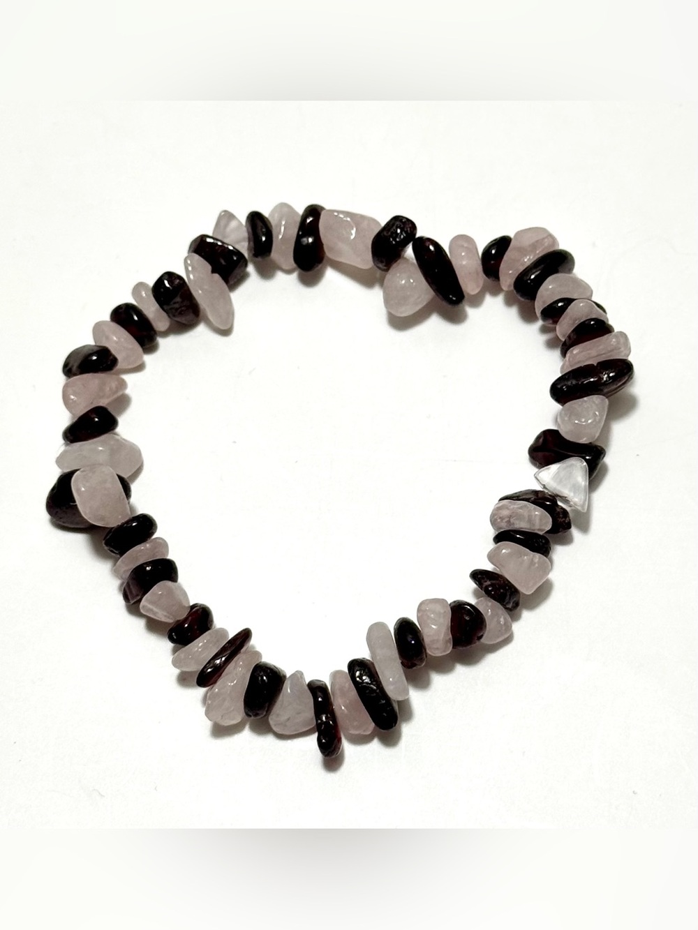 Hand Crafted Natural Gemstone Chip Stacking Bracelets - Picture 14 of 15